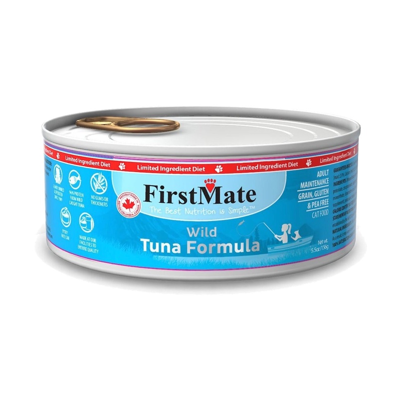 First Mate Limited Ingredient Canned Wild Tuna Cat Food 5.5oz
