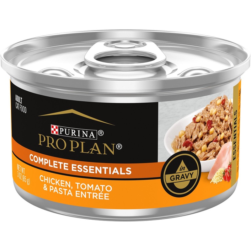Purina Pro Plan - All Breeds, Adult Cat Chicken, Tomato & Pasta Entre in Gravy Canned Cat Food