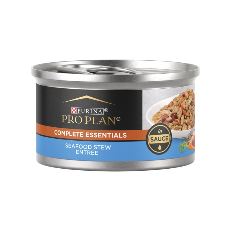 Purina Pro Plan - All Breeds, Adult Cat Seafood Stew Entre In Sauce Canned Cat Food