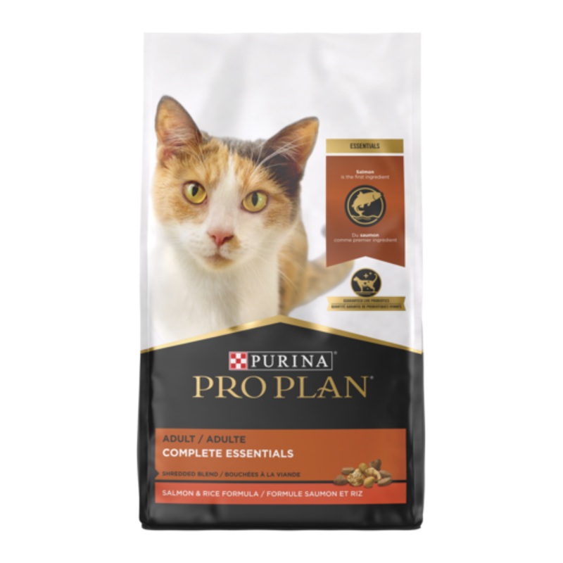 Purina Pro Plan - All Breeds, Adult Cat Shredded Blend Salmon & Rice Recipe Dry Cat Food