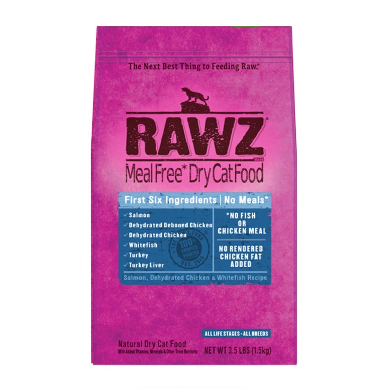 Rawz Salmon Chicken & Whitefish Dry Cat Food