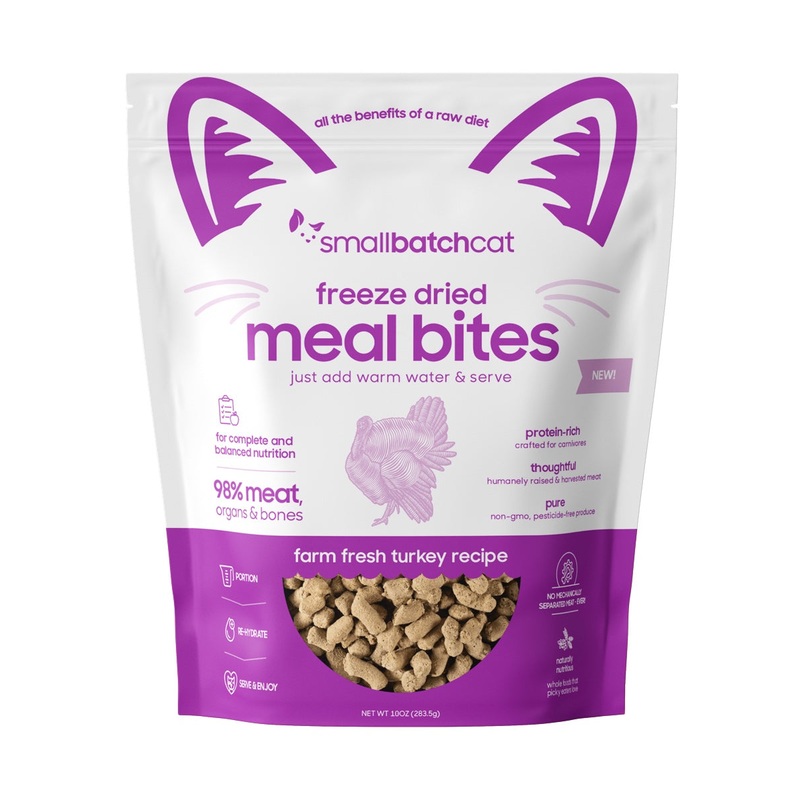 Smallbatch Cat Freeze Dried Meal Bites Turkey 10oz