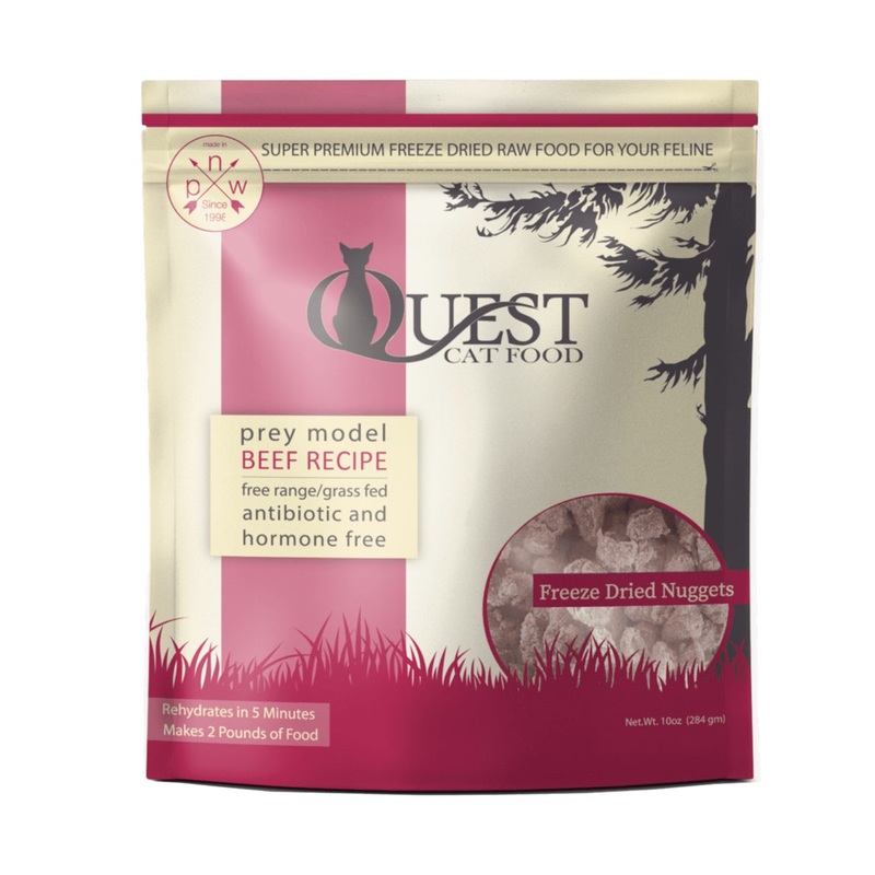 Steve's Quest Freeze-Dried Raw Cat Food Beef 10oz