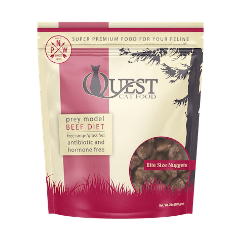 Steve's Quest Frozen Raw Cat Beef Diet 2lb