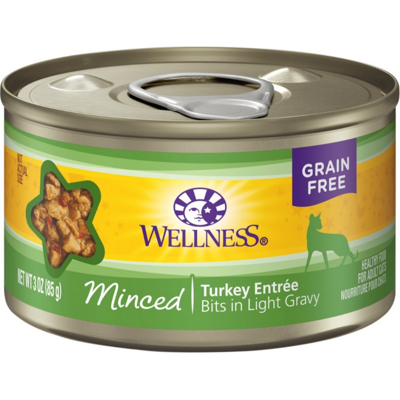 Wellness Complete Health Minced - All Breeds, Adult Cat Turkey Entre Canned Cat Food
