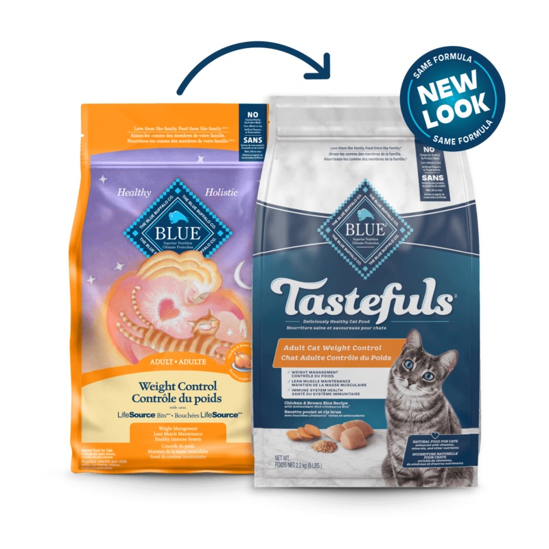Blue Buffalo Weight Control - Overweight, Adult Cat Chicken and Brown Rice Recipe Dry Cat Food