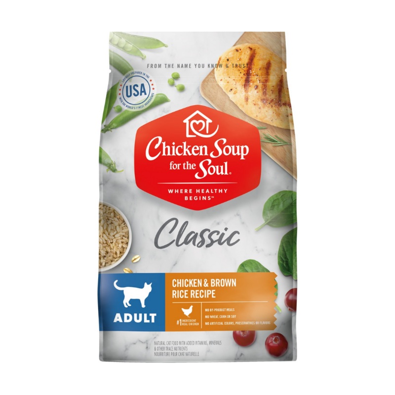 Chicken Soup for the Soul - All Breeds, Adult Cat Chicken & Brown Rice Recipe Dry Cat Food