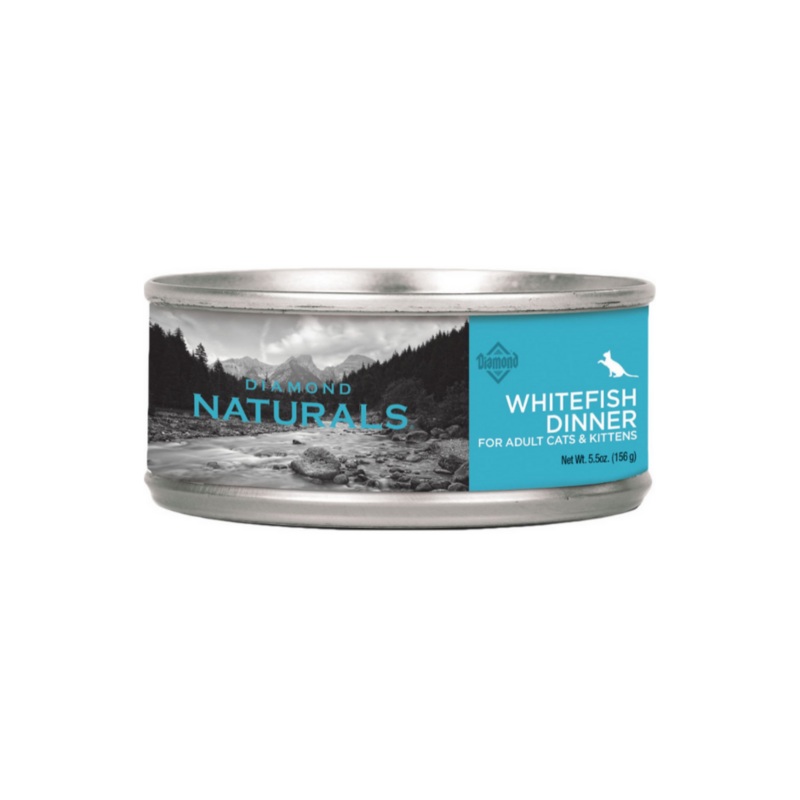 Diamond Naturals - All Cat Breeds, All Life Stages Whitefish Dinner Recipe Canned Cat Food
