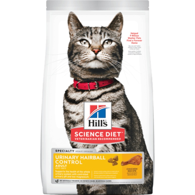 Hill's Science Diet - Adult Urinary Hairball Control Dry Cat Food