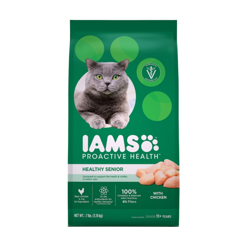 Iams Proactive Health - All Breeds Healthy Senior Recipe Dry Cat Food