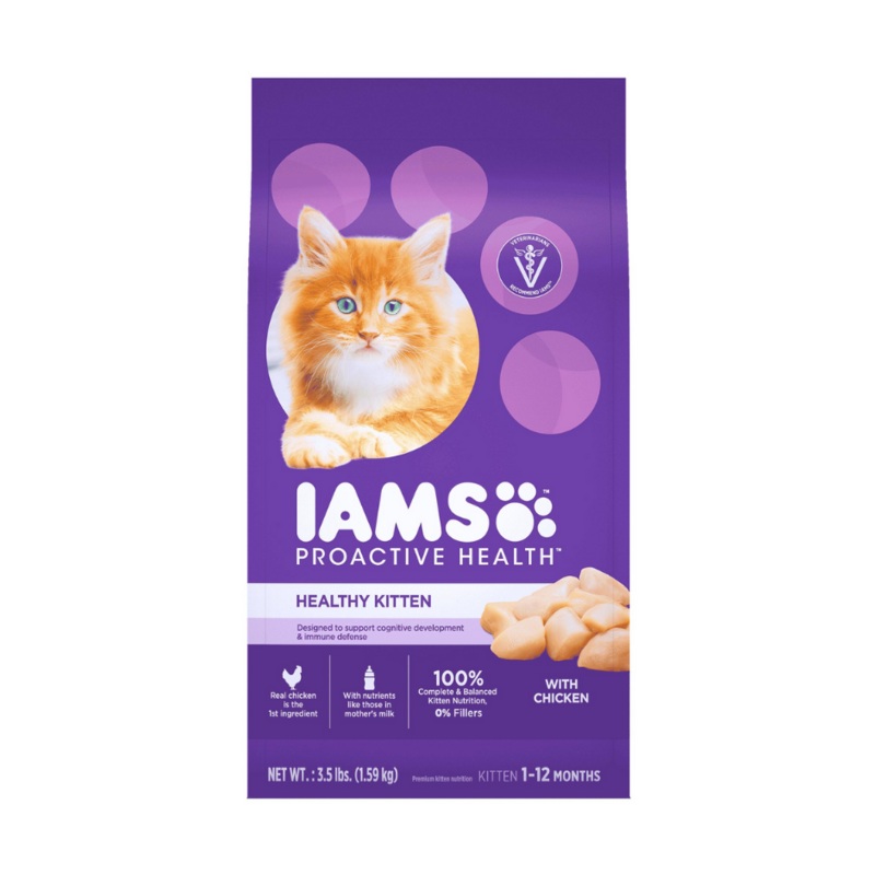 Iams Proactive Health - All Breeds, Kitten Healthy Kitten, Chicken Recipe Dry Cat Food