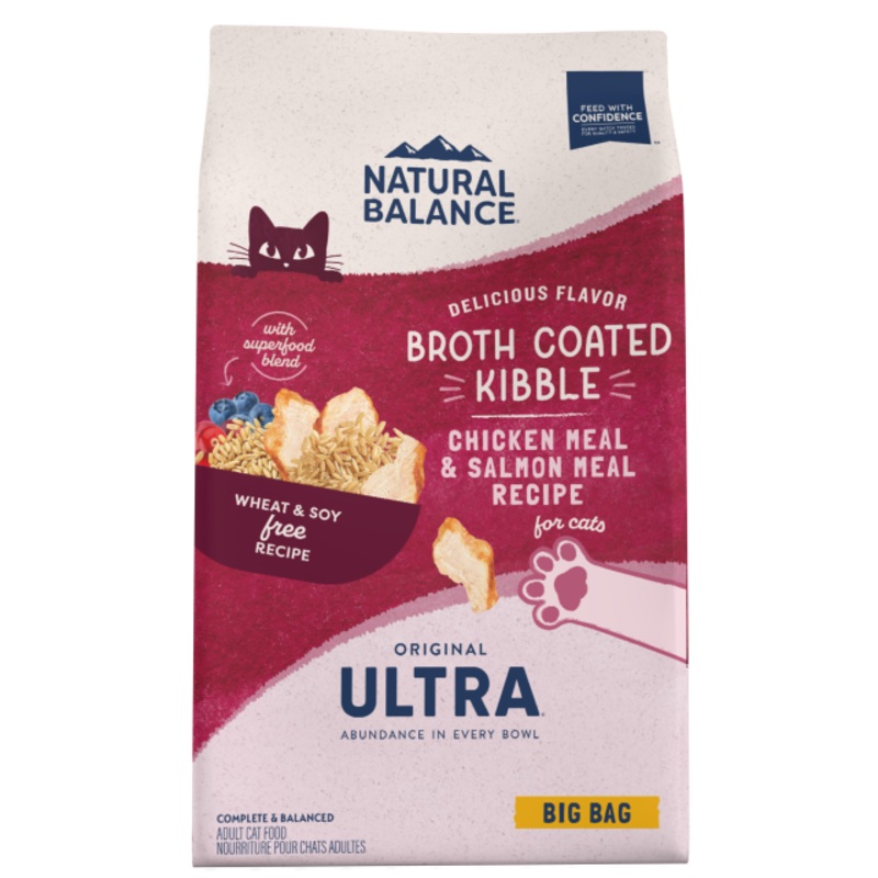 Natural Balance, Original Ultra - All Cat Breeds, All Life Stages Chicken Meal & Salmon Meal Formula Dry Cat Food