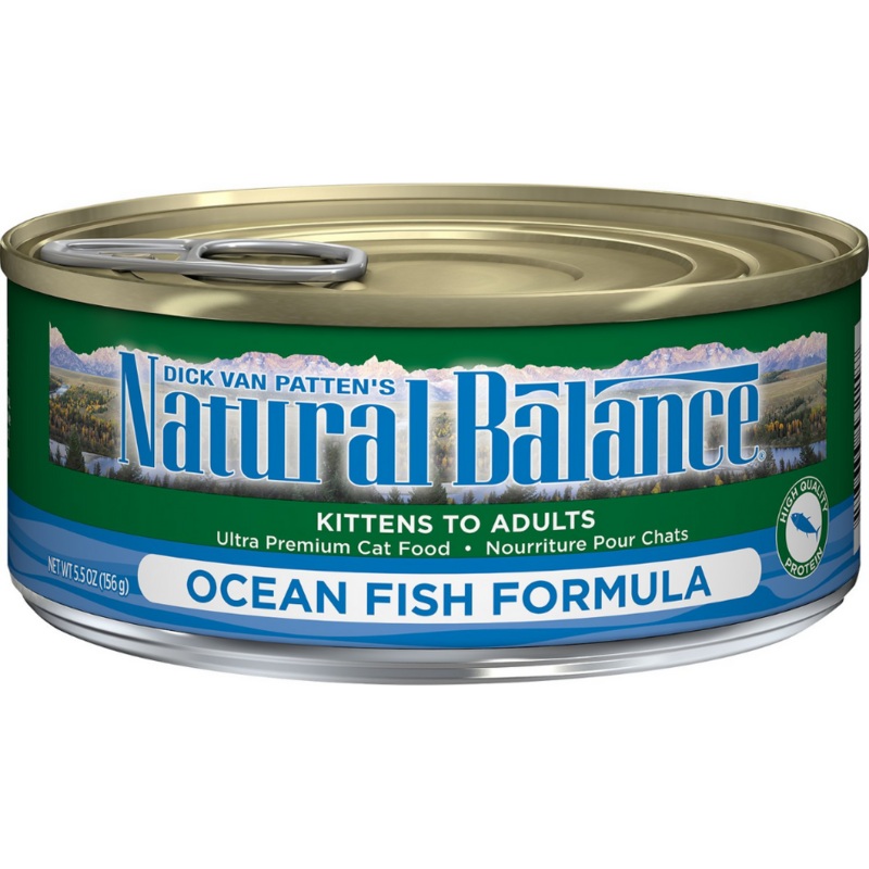 Natural Balance, Original Ultra - All Cat Breeds, All Life Stages Ocean Fish Recipe Canned Cat Food