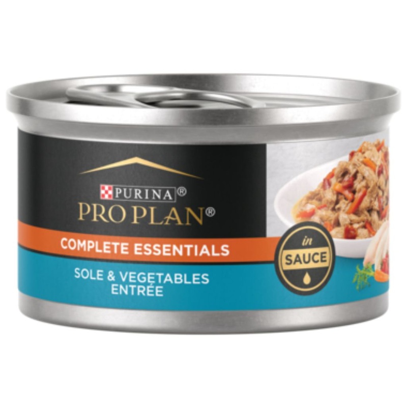 Purina Pro Plan - All Breeds, Adult Cat Sole & Vegetable Entre in Sauce Canned Cat Food