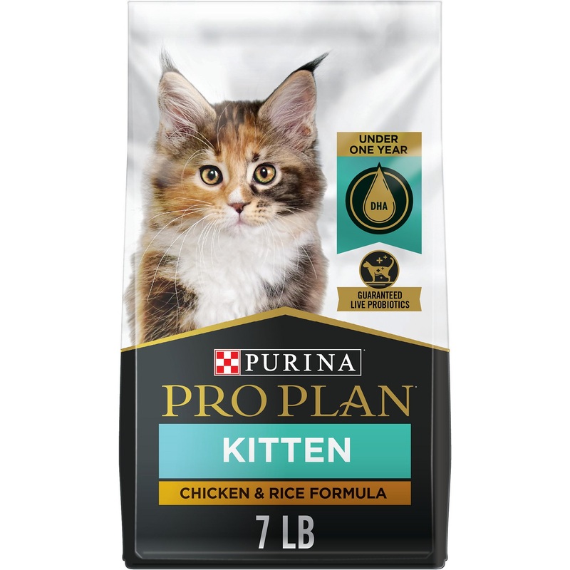Purina Pro Plan - All Breeds, Kitten Chicken & Rice Recipe Dry Cat Food