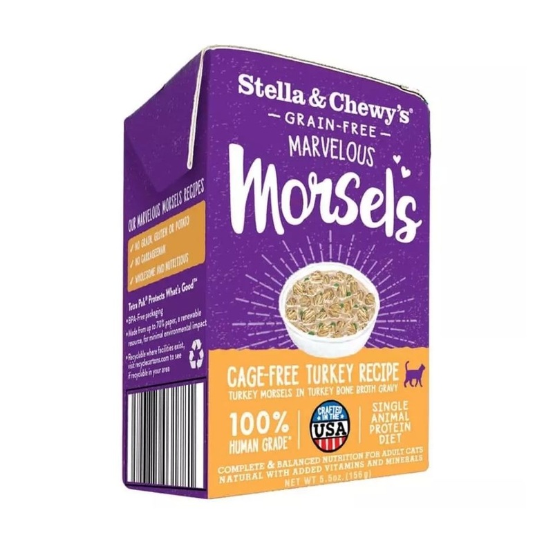 Stella & Chewy's - Cage-Free Turkey Morsels Cat Food
