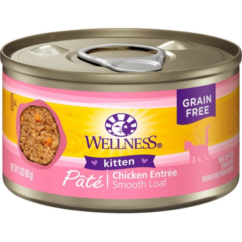 Wellness Complete Health - All Breeds, Kitten Chicken Entre Pat Canned Cat Food