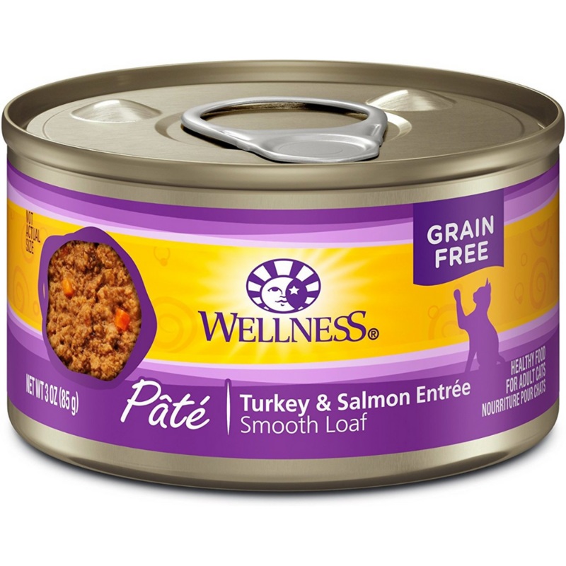 Wellness Complete Health Pt - All Breeds, Adult Cat Turkey & Salmon Recipe Canned Cat Food