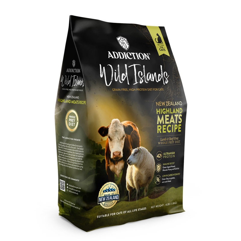 Addiction Cat Wild Islands Highland Meats 4lb