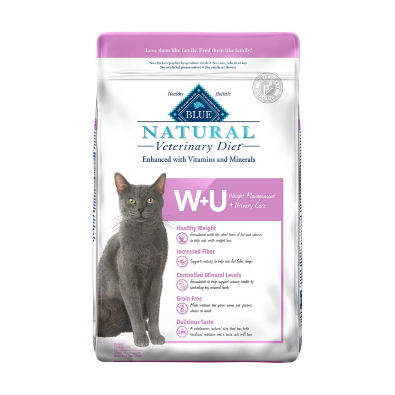 Blue Buffalo BLUE Natural Veterinary Diet - W+U Feline Weight Management + Urinary Care Dry Cat Food