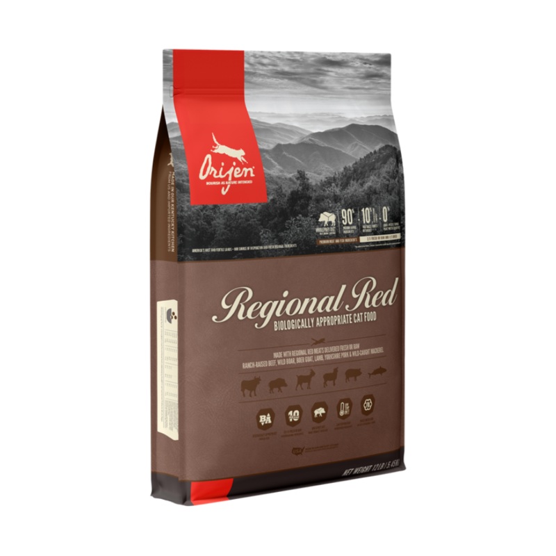 Champion Petfoods, Orijen - All Cat Breeds, All Life Stages Regional Red Recipe Dry Cat Food