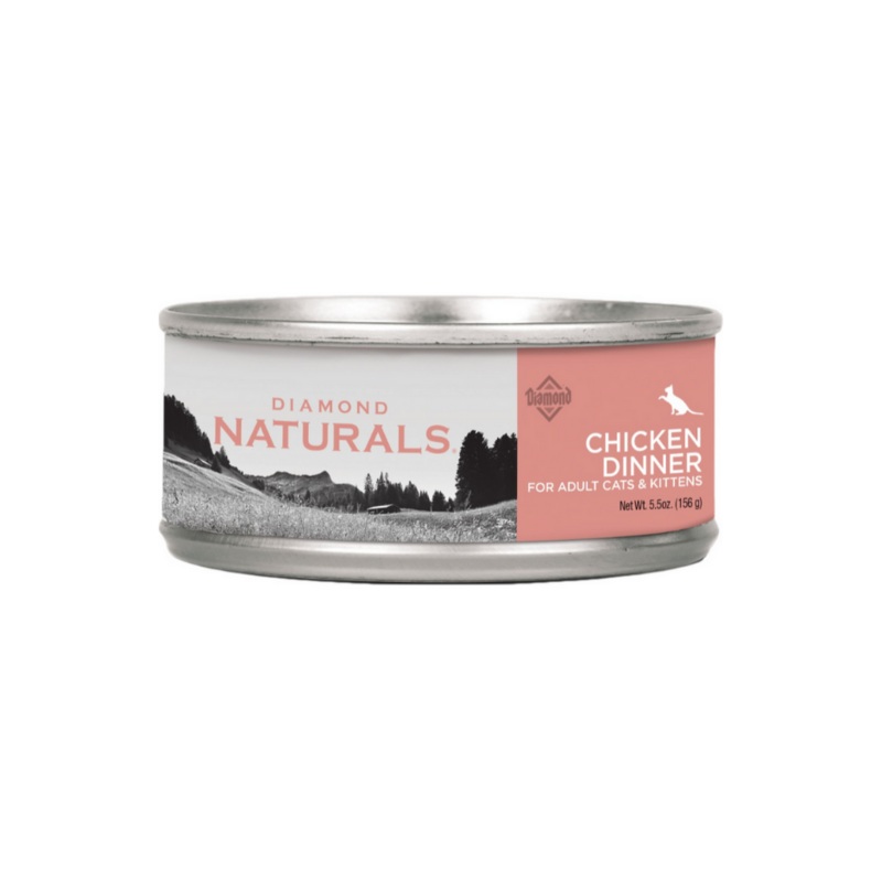 Diamond Naturals - All Cat Breeds, All Life Stages Chicken Dinner Recipe Canned Cat Food