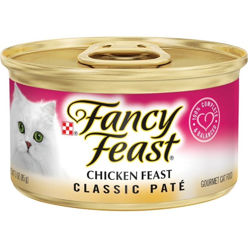 Purina Fancy Feast - All Breeds, Adult Cat Classic Pat Chicken Recipe Canned Cat Food