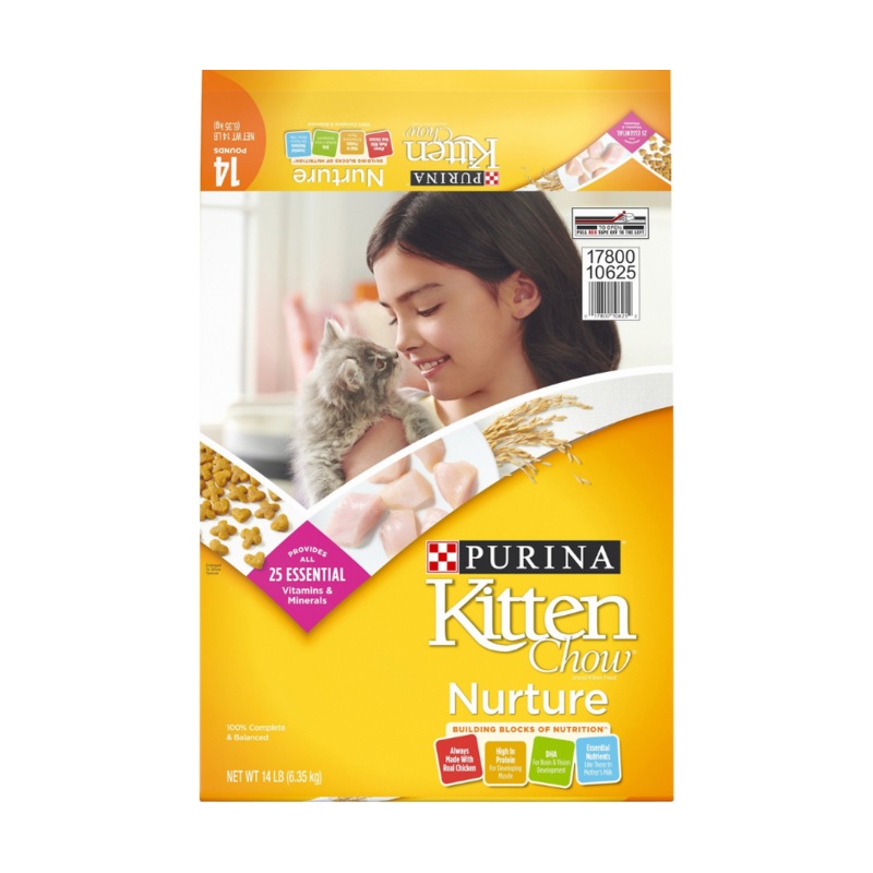 Purina Kitten Chow - All Breeds, Kitten Chicken Recipe Dry Cat Food