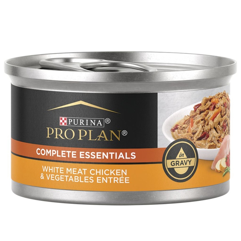 Purina Pro Plan - All Breeds, Adult Cat White Meat Chicken and Vegetable Entre Canned Cat Food