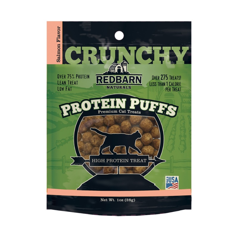 Redbarn - Protein Puffs  Salmon Flavor Cat Treats