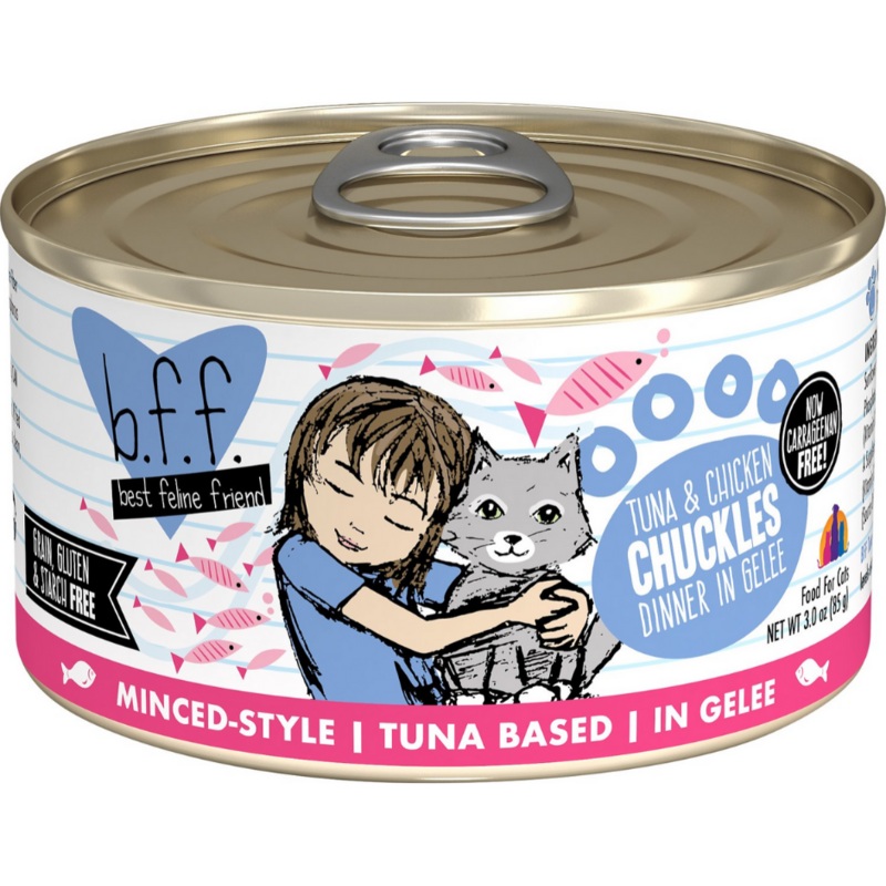 Weruva BFF, Chuckles - All Cat Breeds, All Life Stages Tuna & Chicken Dinner in Gelee Canned Cat Food