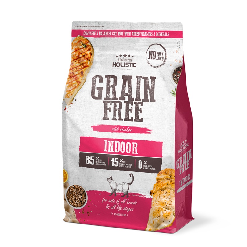 Absolute Holistic Cat Grain Free Indoor Chicken 10lb