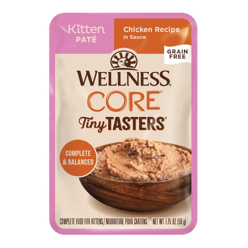 Wellness Cat Core Tiny Tasters Kitten Pate Chicken 1.75oz