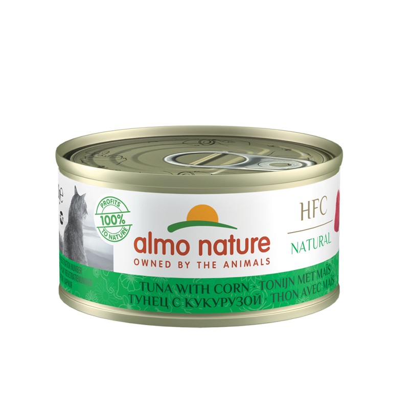 Almo Nature Cat HFC Natural Tuna with Corn 70g