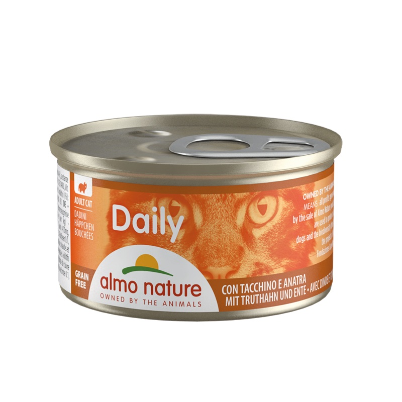 Almo Nature Cat Daily Mousse with Chunks Turkey & Duck 85g