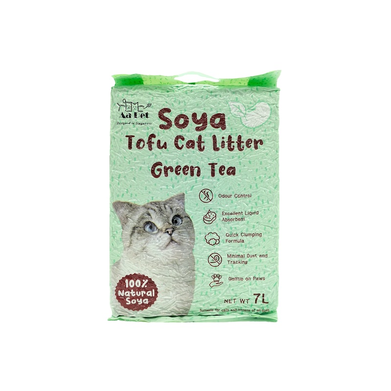 AaPet Soya Tofu Cat Litter Green Tea 7L
