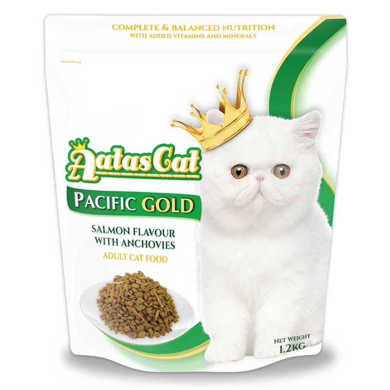 Aatas Cat Adult Pacific Gold Salmon with Anchovies 1.2kg