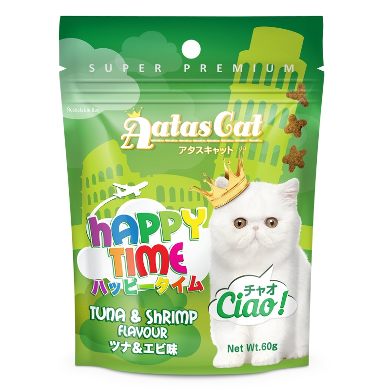 Aatas Cat Happy Time Ciao! - Tuna & Shrimp 60g