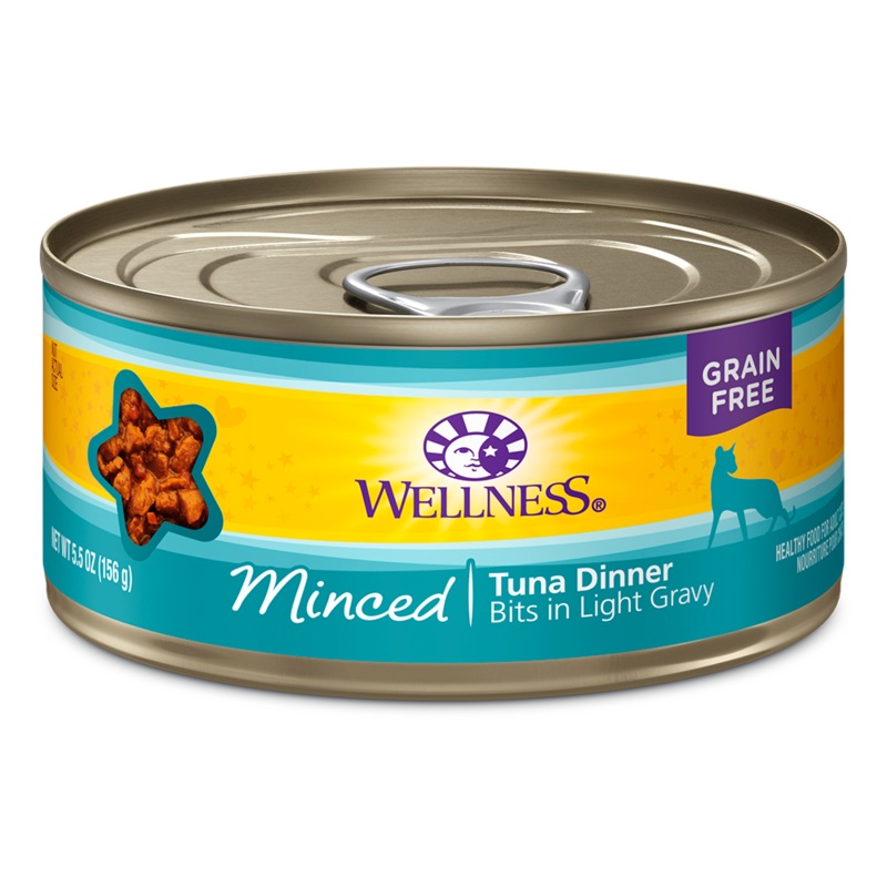 Wellness Cat Grain Free Minced Tuna Dinner 5.5oz