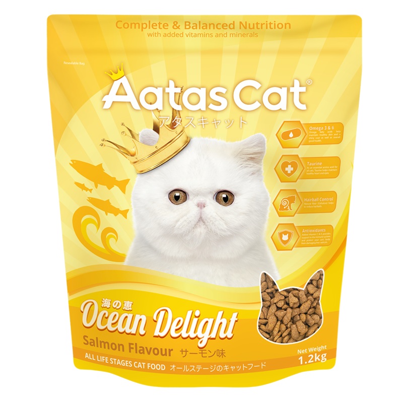 Aatas Cat Ocean Delight - Salmon 1.2kg