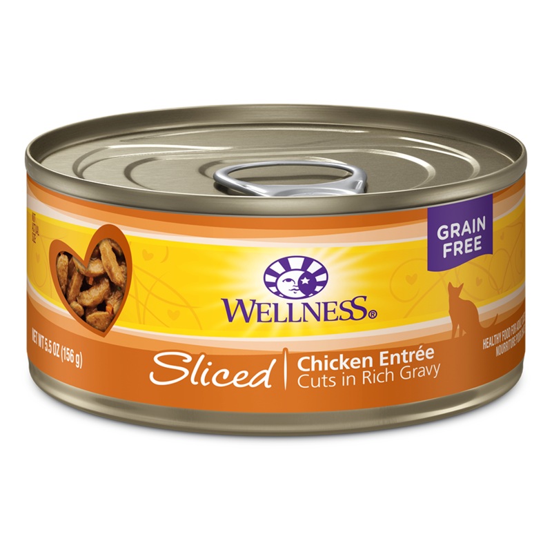 Wellness Cat Grain Free Sliced Chicken Entree 5.5oz