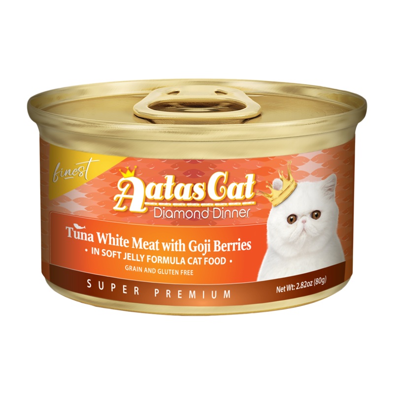 Aatas Cat Finest Diamond Dinner Tuna with Goji in Soft Jelly 80g