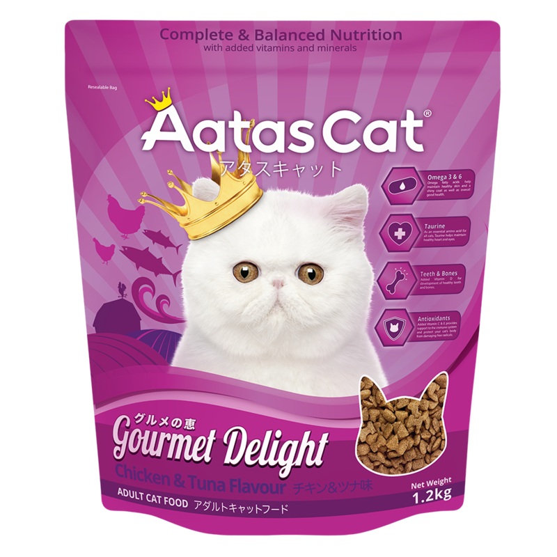 Aatas Cat Gourmet Delight - Chicken & Tuna 1.2kg