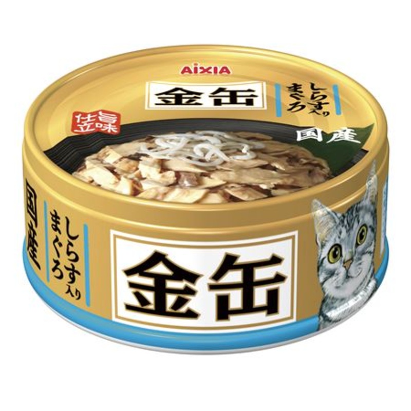 Aixia Kin-Can Mini Tuna with Whitebait 70g (GCM46)