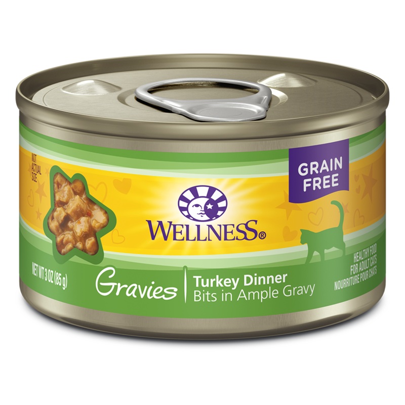 Wellness Cat Gravies Turkey Dinner 3oz