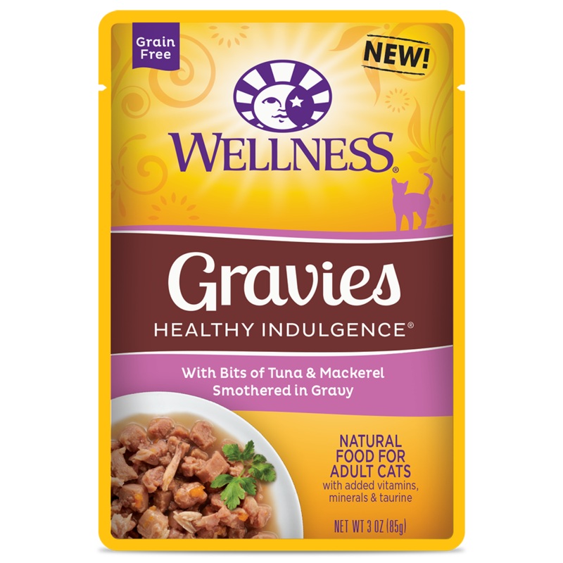 Wellness Cat Healthy Indulgence Gravies - Tuna & Mackerel 3oz