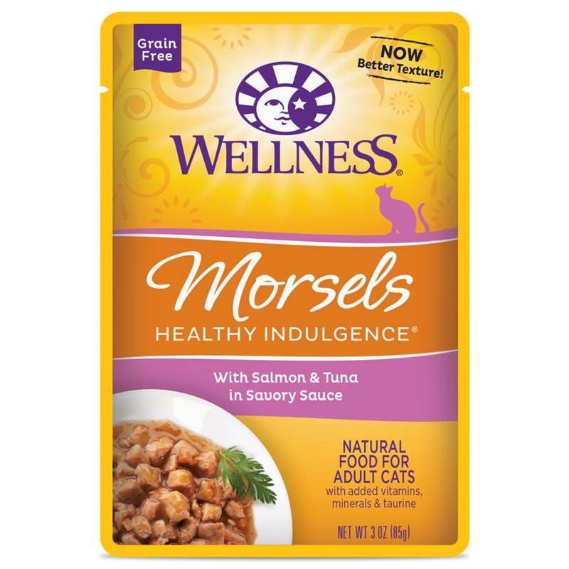 Wellness Cat Healthy Indulgence Morsels - Salmon & Tuna 3oz