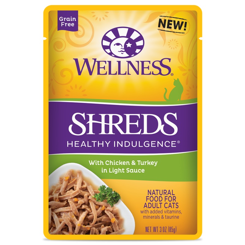 Wellness Cat Healthy Indulgence Shreds - Chicken & Turkey 3oz