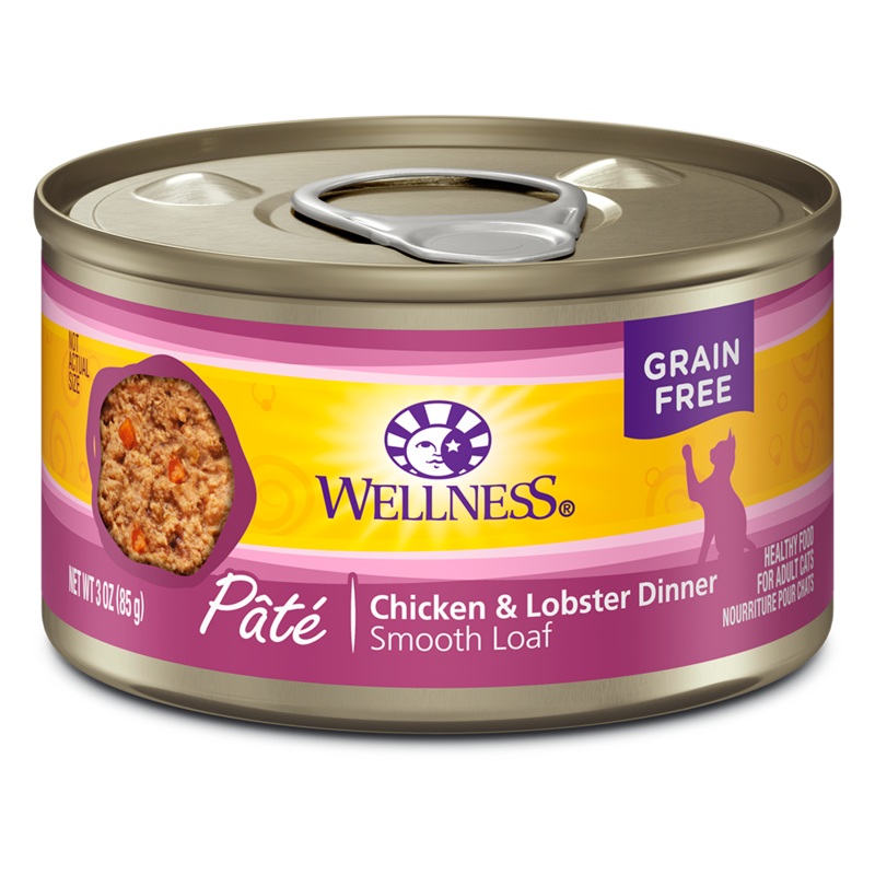 Wellness Cat Pate Chicken & Lobster 5.5oz