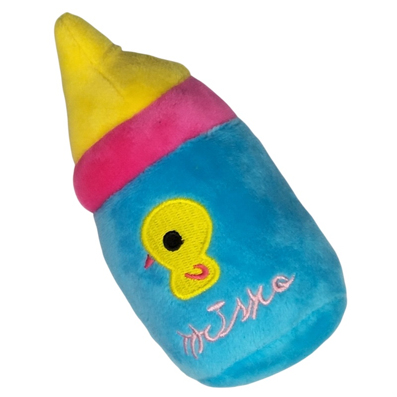 AaPet Dog Paw Plushy Milk Bottle Blue